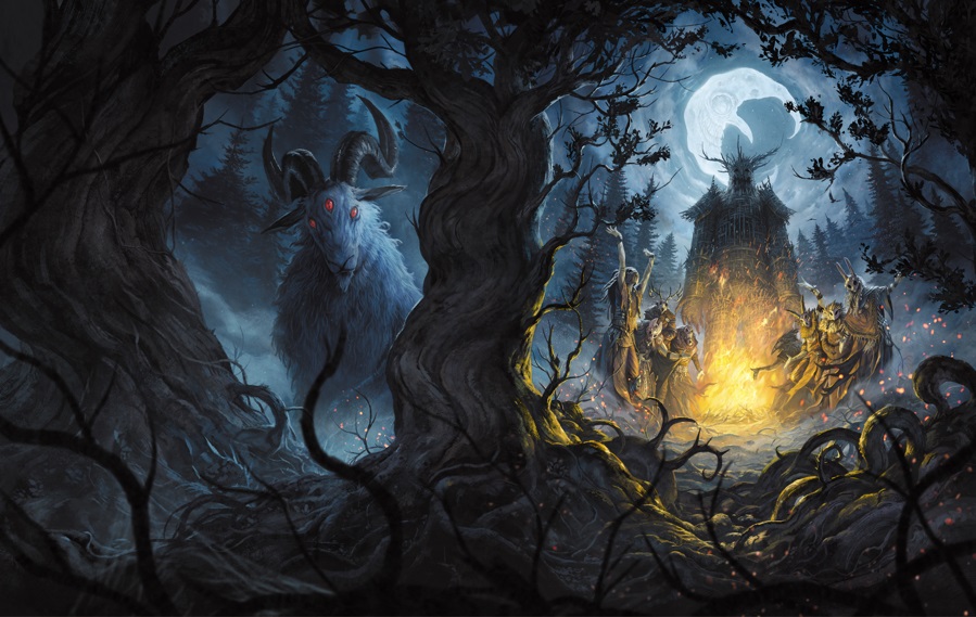 Moon Drawing.pdf (RPG PDF Spotlight) The Crooked Moon (5E 2024) | Voices From The Pulpit